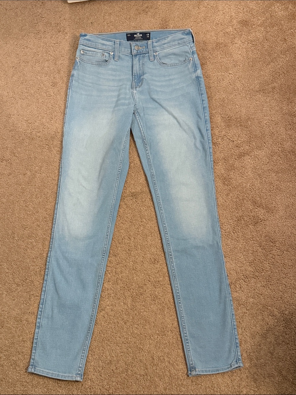 Hollister Light Blue Men's Skinny Jeans
